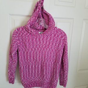 DKNY hooded sweater Woman's M 10-12 EUC